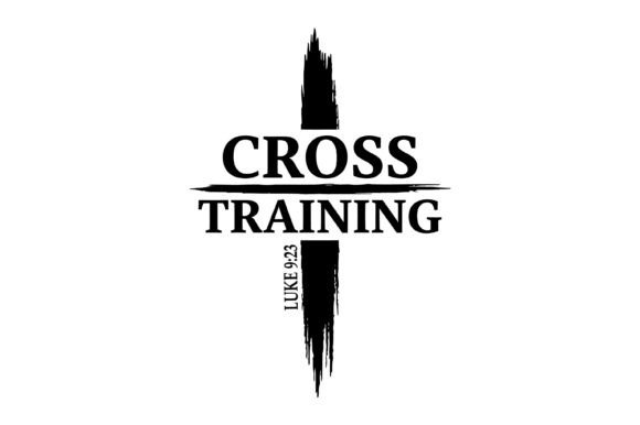 Exploring Cross Training Luke 9 23 Design for T-Shirt Graphics