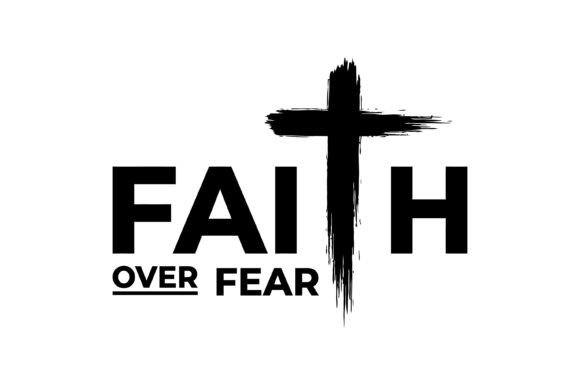 Faith Over Fear Cross Typography: T-Shirt Graphics Review
