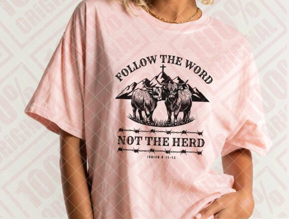 Follow the Word Not the Herd Svg: Graphics Review