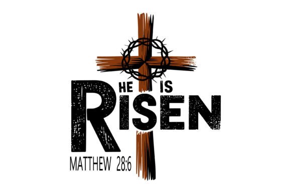 He is Risen Cross Scripture: T-Shirt Graphics Review