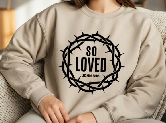 So Loved SVG for T-Shirt Designs and Graphics